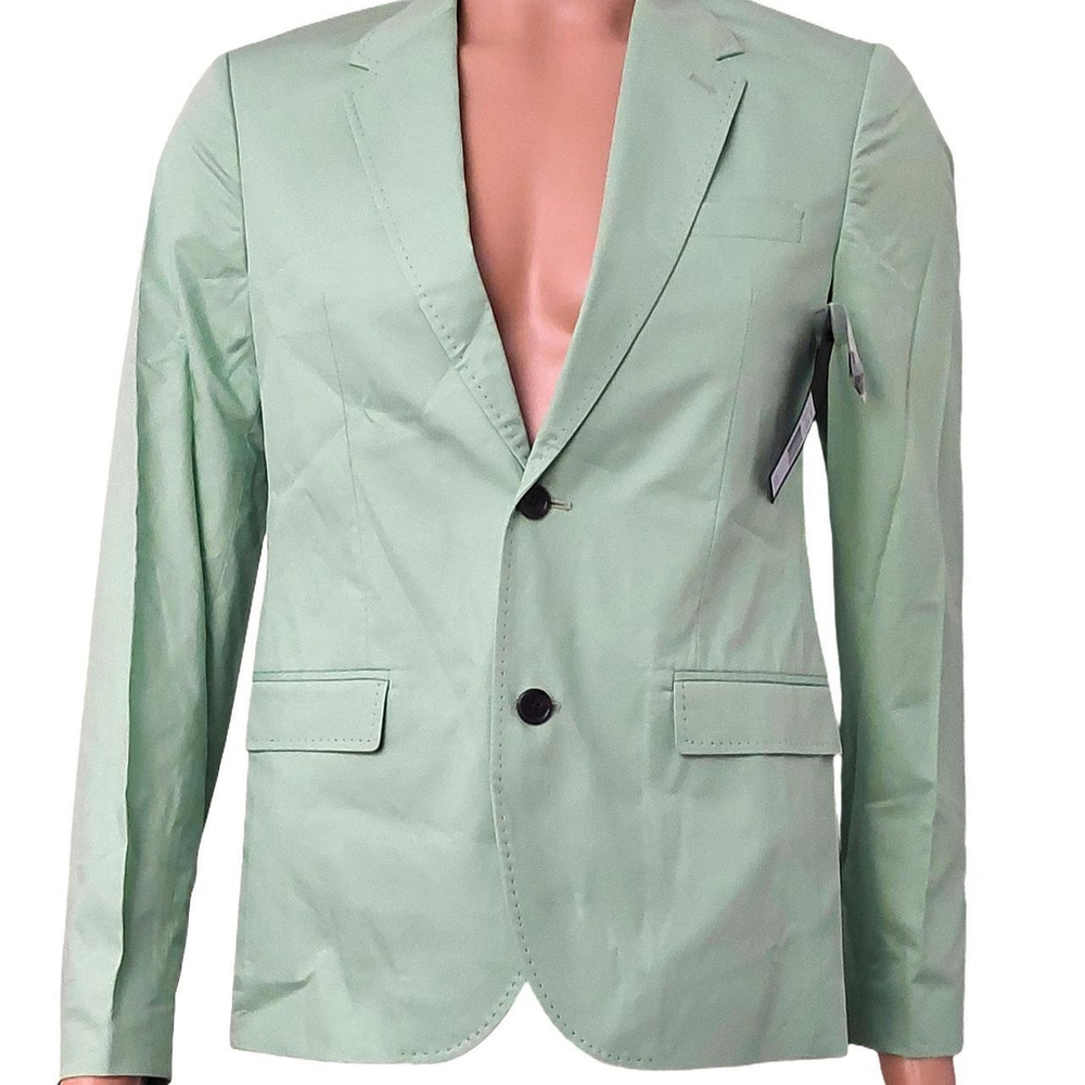 Marc by Marc Jacobs Mens Pistachio Macaroon Cotton Blazer Suit Jacket Sz Large